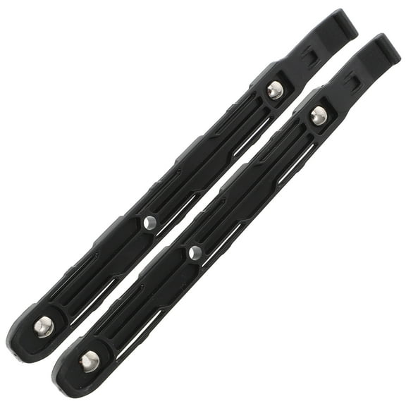FESTFENDS Hard Drive Mounting Rail Black 1 Pair 5.71X0.47X0.19in Abs