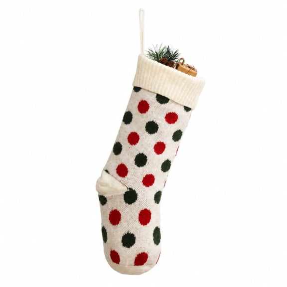 Hdjunxi Oversized Christmas Stocking, 20-Inch Large Gift Holder for Mantel