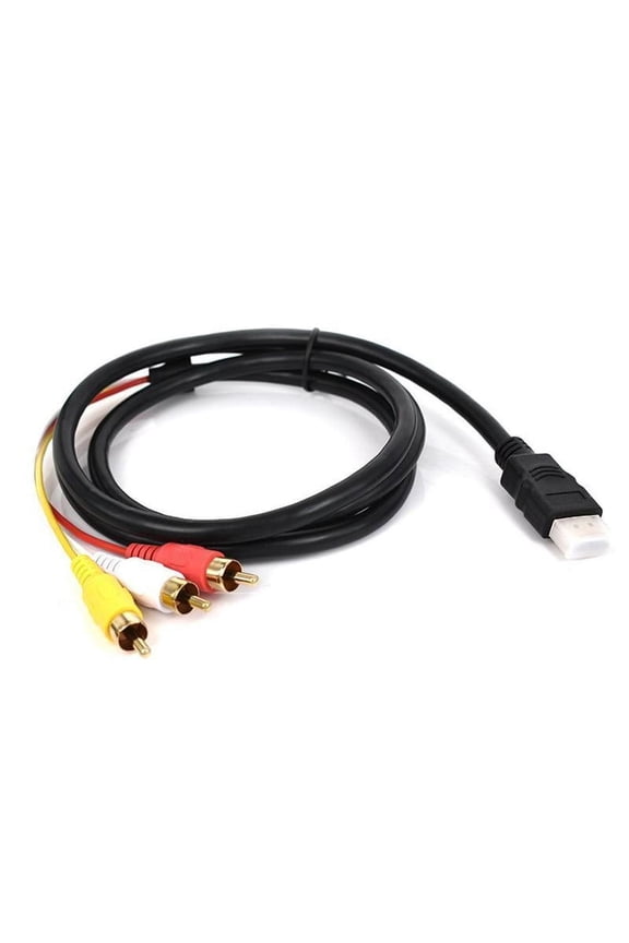 Hdmi To Av Hdmi To 3Rca Red, Yellow and White Difference Hdmi To 3Rca Video Cable Audio Cable K5W9