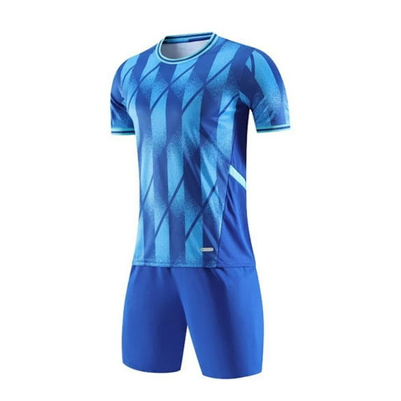 Hduncf Children's Soccer Jerseys Kids, Youth Training Jerseys, Sportswear, Football Uniform Gifts for Boy and Girl Blue#1 9 Years