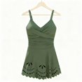 thumbnail image 1 of Hduncf One Piece Swimdress Swimsuits for Women Tummy Control Fashion Swim Dresses Skirt Bathing Suit Green M, 1 of 1