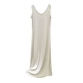 thumbnail image 1 of Hduncf Sleeveless Nightgowns for Women Pjs Mini Dress Spaghetti Strap Cami Tank Dress Soft Comfy Loose Lounge Nightdress Gray L, 1 of 5