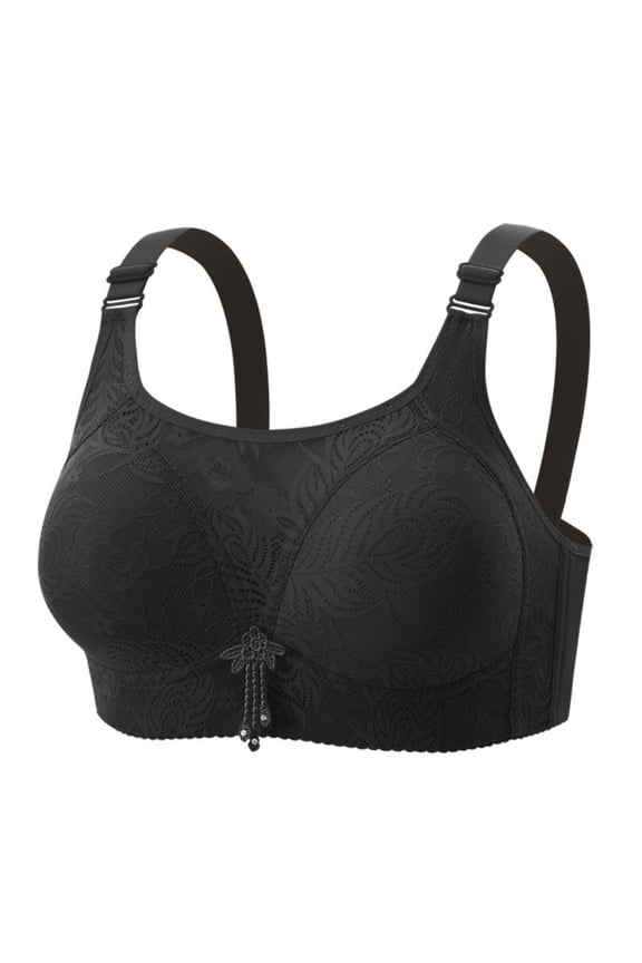 Women's Comfortable Bras Wireless Bras Push Up Bralettes Seamless Tshirts Bra Lightweight Breathable Everyday Bras Black XL