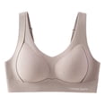 thumbnail image 1 of Hduncf Women's Fashion Seamless Wireless Push Up Bras with Support and Lift No Underwire Full Coverage Everyday Bra Gray XXL, 1 of 5