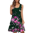 thumbnail image 1 of Hduncf Womens Floral Nightgowns Sleeveless Casual Loose Round Neck Pocket Midi Night Dress Soft Comfort Loungewears Summer Loungewears Pink S, 1 of 7