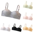 thumbnail image 1 of Hduncf Womens Soft Support Tube Top Bra Ultra-Thin, Breathable Camisole Lingerie for Small Busts, Skin-Friendly Thin Underwear Green L, 1 of 9
