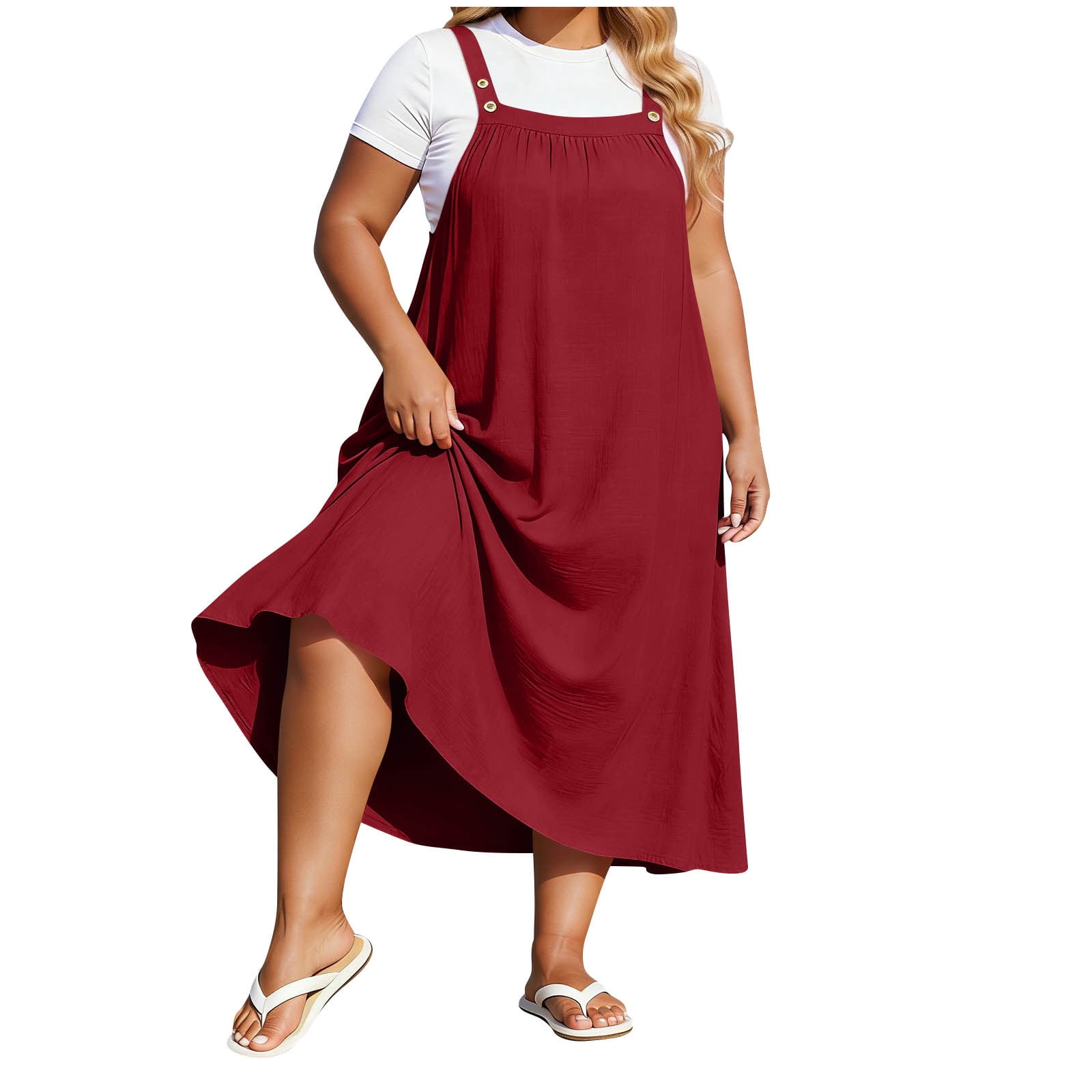 plus size red jumper dress Vionelle Plus Size Women Turtleneck Knitted Sweater Dress,Red Autumn Smart  Casual Everyday High Collar Versatile Pullover Jumper Maternity Long Sleeve  Clothes
