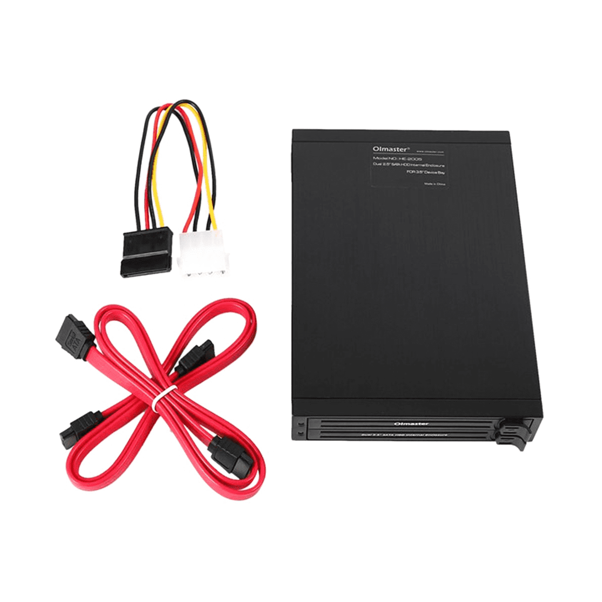 He2005 Dual 2.5 Inch Sata Hdd Internal Enclosure Hard Drive Case