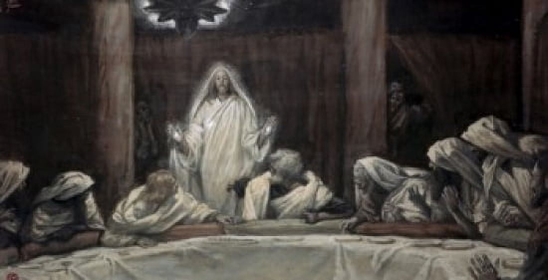 He Appeared to the Eleven as They Sat at Meat James Tissot (1836-1902French) Canvas Art - James Tissot (18 x 24)