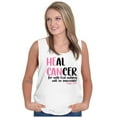 thumbnail image 1 of He Can Heal Cancer Religious BCA Tank Top Tee Shirt Women Brisco Brands S, 1 of 6