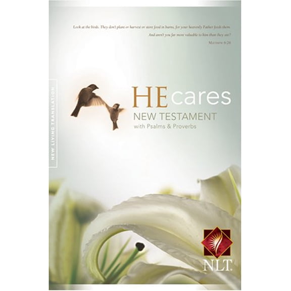 Pre-Owned He Cares NT W/Psalms & Proverbs New Living Translation: Pray for the Cure (Paperback) 141431051X 9781414310510