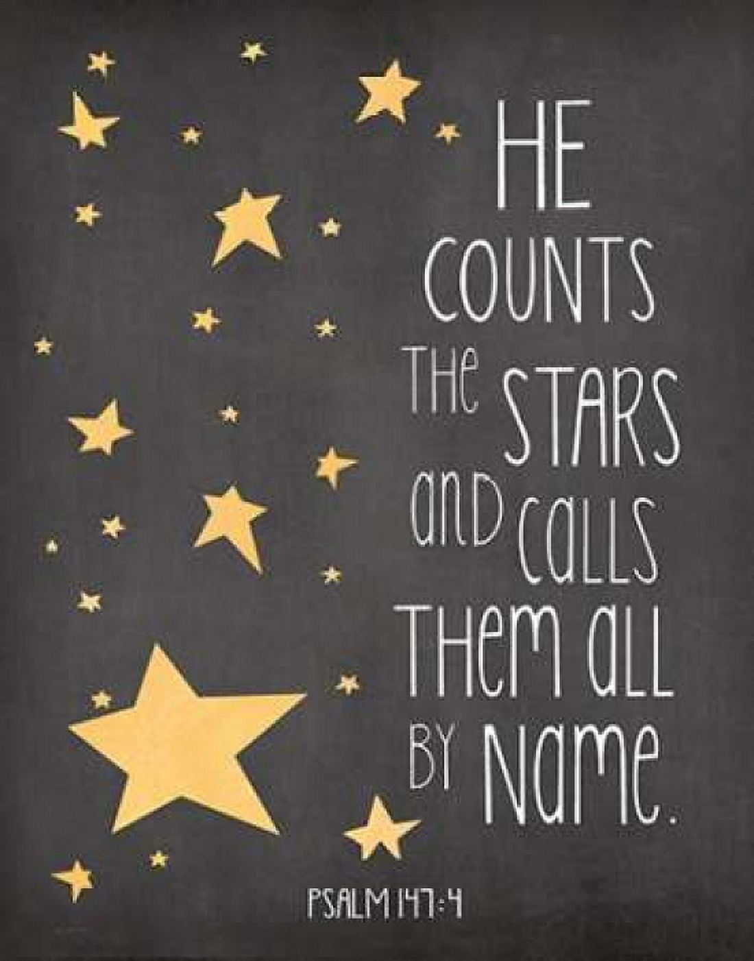 He Counts the Stars Canvas Art - Jo Moulton (22 x 28)