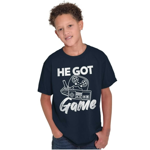 He Got Game Crewneck T Shirts Boy Girl Teen Brisco Brands S