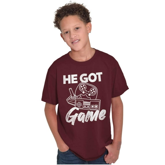 He Got Game Crewneck T Shirts Boy Girl Teen Brisco Brands XS