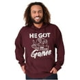 thumbnail image 1 of He Got Game Hoodie Sweatshirt Women Men Brisco Brands M, 1 of 6