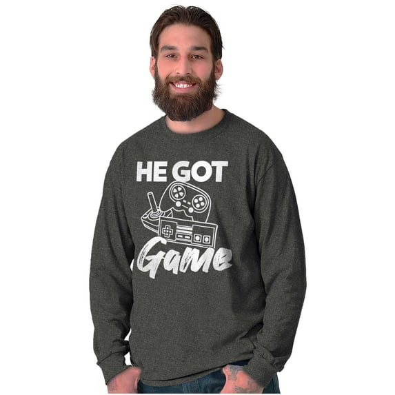 He Got Game Long Sleeve TShirt Men Women Brisco Brands S
