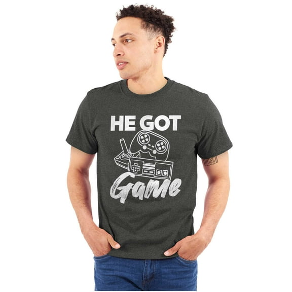 He Got Game Plus Size Crewneck Graphic Tee Shirt Brisco Brands 3X