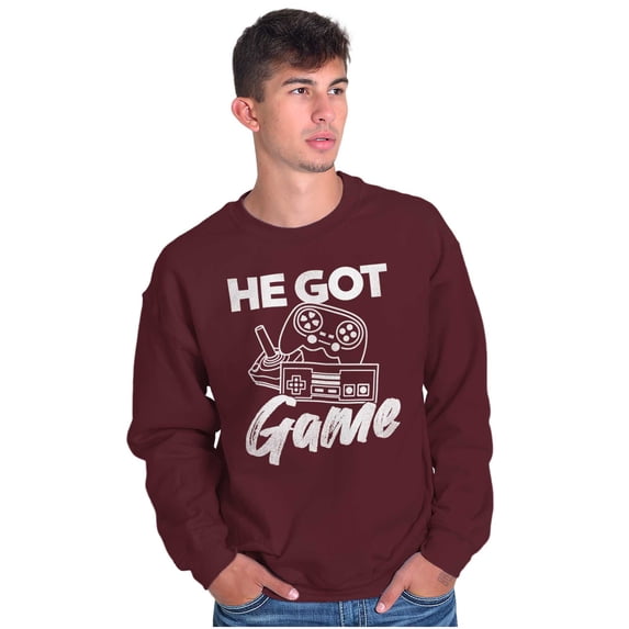 He Got Game Sweatshirt for Men or Women Brisco Brands L