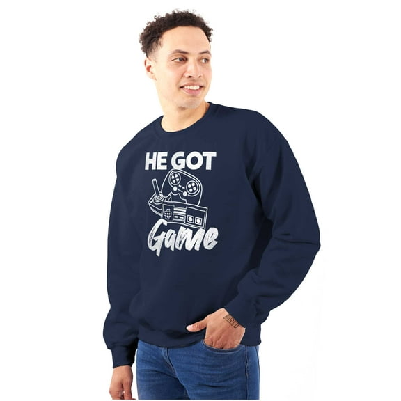 He Got Game Unisex Plus Fleece Graphic Sweatshirt Brisco Brands 3X