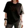 thumbnail image 1 of He Has Risen Luke 24:6 Easter Christian Graphic Tee T Shirt Tops Commuting Short Sleeve Round Neck Black S-5XL, 1 of 5