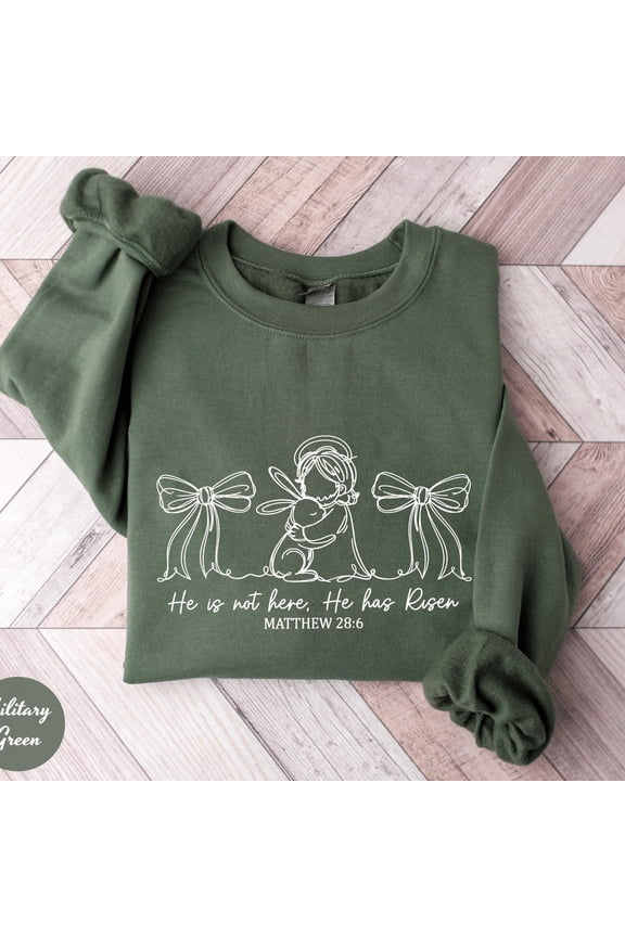 He Has Risen TShirt Floral Christian Easter TShirt He Is Risen Bible Verse Tee Jesus Gift