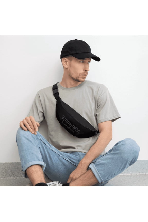 He/Him/Man MannyPack- CWMBS by Tyler Khii All-Over Print Fanny Pack  Custom Water-Resistant Waist Bag with Adjustable Straps & Inner Pocket