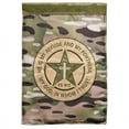 thumbnail image 1 of He Is My Refuge Military Camo 18 x 13 Polyester Decorative Outdoor Hanging Garden Flag, 1 of 1