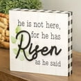 thumbnail image 1 of He Is Risen Box Sign, 1 of 1