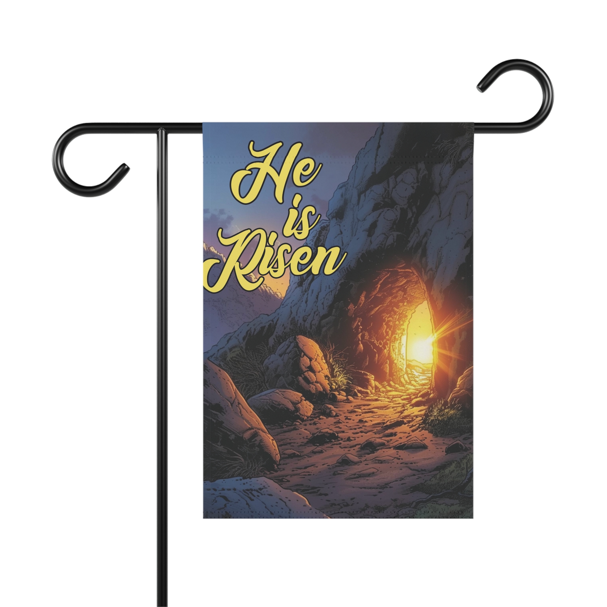 He Is Risen Christ Resurrection of Jesus Flag,Happy Easter Flag ID-0308 ...