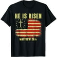 thumbnail image 1 of He Is Risen Christian Easter Jesus Family Matching Outfit T-Shirt, 1 of 3
