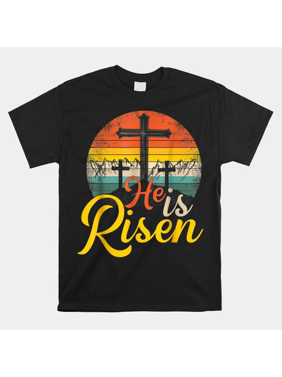 He Is Risen Christian Easter Jesus Family Matching Shirt