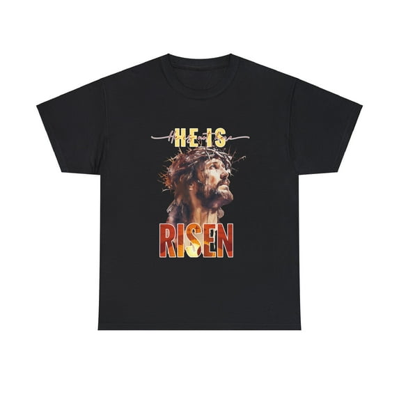He Is Risen Cross Shirt, Easter Religious Shirt,He Lives shirt ID-0312-OI0N