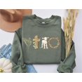 thumbnail image 1 of He Is Risen Easter Sweatshirt for Women, Christian Jesus Pullover, Faith-Based Easter Outfit, Religious Spring Holiday Sweater, 1 of 5