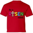 thumbnail image 1 of He Is Risen Indeed Graphic Shirt - Happy Easter Day Infant SHirt - Christian T-Shirt Boys Girls Outfit Gifts, 1 of 2
