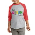 thumbnail image 1 of He Is Risen Indeed Graphic Toddler Raglan - Happy Easter Day Tshirt for Kids - Christian Shirt Gifts, 1 of 2