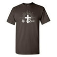thumbnail image 1 of He Is Risen Sarcastic Humor Graphic Novelty Funny T Shirt, 1 of 5