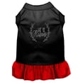 thumbnail image 1 of Mirage Pet He Is Risen Screen Print Dog Dress Black with Red XS, 1 of 11