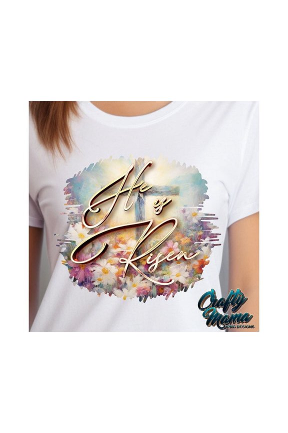 He Is Risen Shirt, Easter Christian Shirt, Religious Bible Verse Tee, Resurrection Design Shirt, Christian Easter Shirt