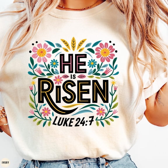 He Is Risen Shirt, Easter Shirt, Spring Short, He Is Risen Shirt, Christian Women Shirt, Bible Verse Shirt, Christian, Mug
