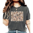 thumbnail image 1 of He Is Risen Shirt for Women - Ink-Printed Pearls Easter Matthew 28:6 Floral Tee Pepper Shirt Adult X-Large, 1 of 7