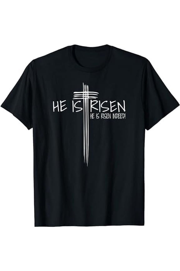 He Is Risen T Shirt Jesus Easter Shirt Christian Faith Gift
