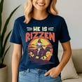thumbnail image 1 of He Is Rizzen Shirt, Jesus He Has Rizzen, Jesus Easter TShirt, 1 of 5