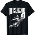 thumbnail image 1 of He Is Rizzin Funny Jesus Basketball Meme Easter Christian Mens T-Shirt, 1 of 7