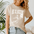 thumbnail image 1 of He Is Rizzin Funny Jesus Basketball Meme Easter Christian Shirt, Jesus Shirt, Easter Shirt, Christian Easter TShirt,He Has Rizzen Tee, 1 of 5
