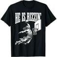 thumbnail image 1 of He Is Rizzin Funny Jesus Basketball Meme Easter Christian T-Shirt, 1 of 4
