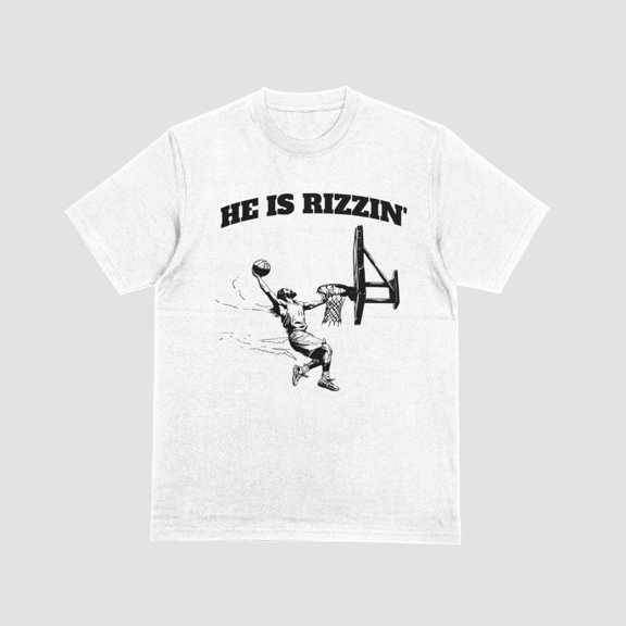 He Is Rizzin' Shirt, Easter Shirt Christian Shirt, Jesus Shirt, He Is Rizzin' Vintage 90S Shirt, Jesus Shirt, Easter