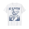 thumbnail image 1 of He Is Rizzin Volleyball Jesus Happy Easter Funny Christian T-Shirt, 1 of 5