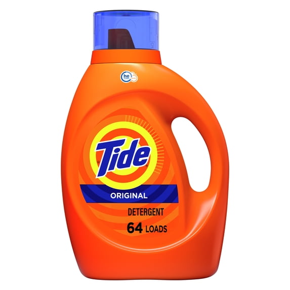He Laundry Detergent, Original Scent, Liquid, 64 Loads, 92 Oz Bottle | Bundle of 5 Each