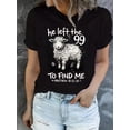 thumbnail image 1 of He Left Behind Those Ninety-Nine Christian T-Shirts-T-Shirts, Funny Tees, 1 of 4