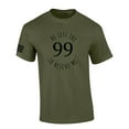 thumbnail image 1 of He Left The 99 To Rescue Me Bible Scripture Mens Christan Tshirt Jesus Cross American Flag Short Sleeve T-shirt Graphic Tee-Military Green-5xl, 1 of 4